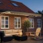 Preview: Manuelle Gelenkarmmarkise mit LEDs 3,5 x 2,5 m