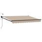 Preview: Elektrische ausziehbare Markise Beige 3,5 x 2,5 m