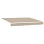 Preview: Elektrische ausziehbare Markise Beige 3,5 x 2,5 m