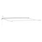 Preview: Elektrische ausziehbare Markise Anthrazit und Weiß 4,5 × 3 m
