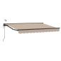 Preview: Elektrische ausziehbare Markise Beige und Anthrazit 3 x 2,5 m