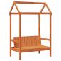 Preview: Tagesbett Set Wachsbraun 90 x 200 cm Massives Kiefernholz