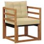 Preview: Outdoor-Sofa Massivholz Akazie Natur