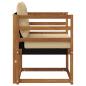 Preview: Outdoor-Sofa Massivholz Akazie Natur