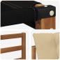 Preview: Outdoor-Sofa Massivholz Akazie Natur