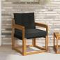 Preview: ARDEBO.de - 2 Stück Outdoor-Sofa Massivholz Akazie Natur