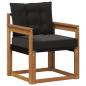 Preview: 2 Stück Outdoor-Sofa Massivholz Akazie Natur
