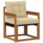 Preview: Outdoor-Sofa Massivholz Akazie Natur