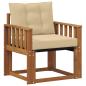 Preview: Outdoor-Sofa Massivholz Akazie Natur