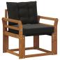 Preview: 2 Stück Outdoor-Sofa Massivholz Akazie Natur