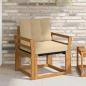 Preview: ARDEBO.de - Outdoor-Sofa Massivholz Akazie Natur
