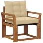 Preview: Outdoor-Sofa Massivholz Akazie Natur