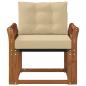 Preview: Outdoor-Sofa Massivholz Akazie Natur