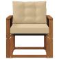 Preview: Outdoor-Sofa Massivholz Akazie Natur