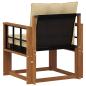Preview: Outdoor-Sofa Massivholz Akazie Natur