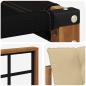 Preview: Outdoor-Sofa Massivholz Akazie Natur