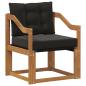 Preview: 2 Stück Outdoor-Sofa Massivholz Akazie Natur