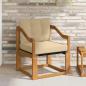 Preview: ARDEBO.de - Outdoor-Sofa Massivholz Akazie Natur
