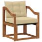 Preview: Outdoor-Sofa Massivholz Akazie Natur
