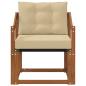 Preview: Outdoor-Sofa Massivholz Akazie Natur