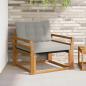 Preview: ARDEBO.de - Outdoor-Sofagarnitur Massives Akazienholz und Textilene Natur