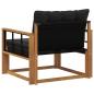 Preview: Outdoor-Sofagarnitur Massives Akazienholz und Textilene Natur