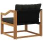 Preview: Outdoor-Sofagarnitur Massives Akazienholz und Textilene Natur