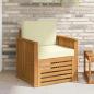 Preview: ARDEBO.de - Outdoor-Sofagarnitur Massives Akazienholz und Polyester