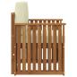 Preview: Outdoor-Sofagarnitur Massives Akazienholz und Polyester