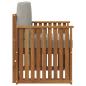 Preview: Outdoor-Sofagarnitur Massives Akazienholz und Polyester