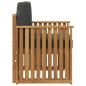 Preview: Outdoor-Sofagarnitur Massives Akazienholz und Polyester