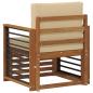 Preview: Outdoor-Sofagarnitur Massives Akazienholz und Polyester