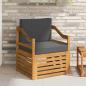 Preview: ARDEBO.de - Outdoor-Sofagarnitur Massives Akazienholz und Polyester