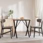 Preview: Esstisch-Gestell in X-Form 50x40x73 cm Stahl