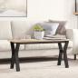 Preview: ARDEBO.de - Couchtisch-Gestell in Y-Form 90x30x43 cm Stahl