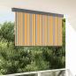 Preview: ARDEBO.de - Rollo Gelb und Blau 180 x 250 cm Stoff und Aluminium