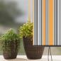 Preview: Rollo Gelb und Blau 180 x 250 cm Stoff und Aluminium