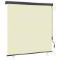Preview: ARDEBO.de - Rollo Creme 180 x 250 cm Stoff und Aluminium