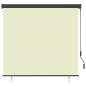 Preview: Rollo Creme 180 x 250 cm Stoff und Aluminium