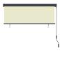 Preview: Rollo Creme 180 x 250 cm Stoff und Aluminium