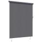 Preview: Rollo Anthrazit 200 x 250 cm Stoff und Aluminium