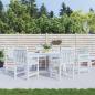 Preview: ARDEBO.de - Outdoor-Kissen 6 stk. Stoff Feines Blattmuster 100 x 50 x 7 cm