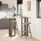Preview: ARDEBO.de - Bartischbeine T-Form 2 Stk. Naturstahl 40x35x(110-111) cm Stahl