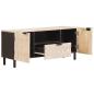 Preview: TV-Schr?nk mit T?r Wei?e gewaschene Oberfl?che 105 x 33 x 46 cm