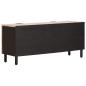 Preview: TV-Schr?nk mit T?r Wei?e gewaschene Oberfl?che 105 x 33 x 46 cm
