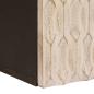 Preview: Badezimmer Hängeschrank Weiß 38 x 33 x 48 cm Massivholz Mango