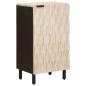 Preview: ARDEBO.de - Sideboard Weiße gewaschene Oberfläche 40 x 33 x 75 cm