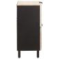 Preview: Sideboard Weiße gewaschene Oberfläche 60 x 33 x 75 cm