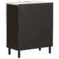 Preview: Sideboard Weiße gewaschene Oberfläche 60 x 33 x 75 cm