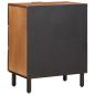 Preview: Nachttisch Braun 50 x 33 x 62 cm Massivholz Mango